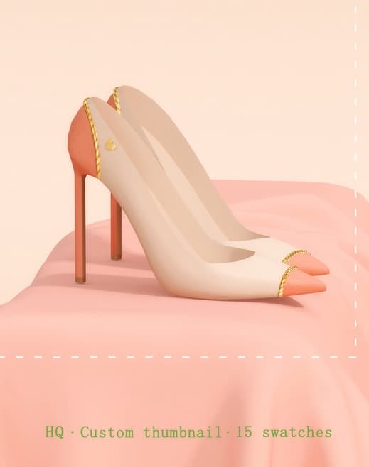 Галерея мода Кожаные лодочки на каблуке Leather Pumps #1